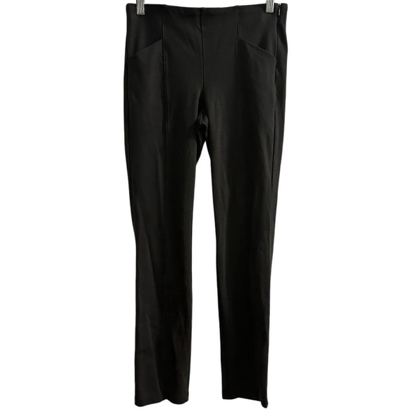 Athleta Women's Size 4 Dark Grey Pull-On Side Zipper Straight Leg Casual Pants - Picture 1 of 10